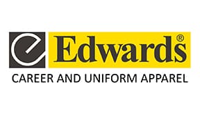 A yellow and black logo for edward 's